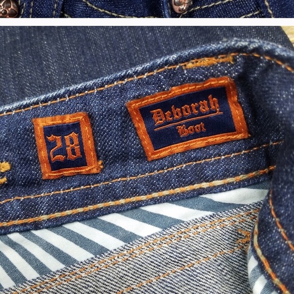 Sold NEW CONDITION ROCK REVIVAL BOOTCUT JEANS - Picture 5 of 6